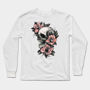 Skull and Roses Long Sleeve T-Shirt